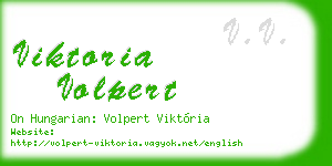 viktoria volpert business card